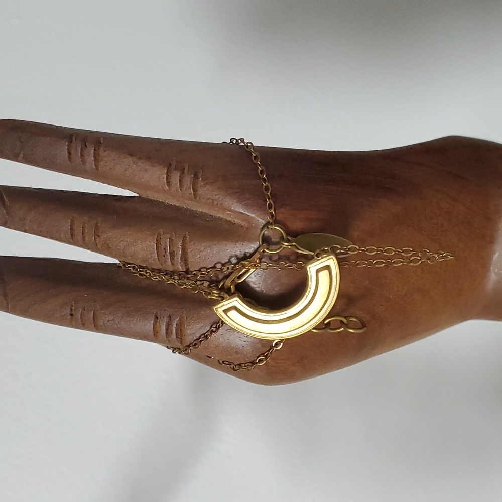 We Dream In Colour Bronze U Necklace